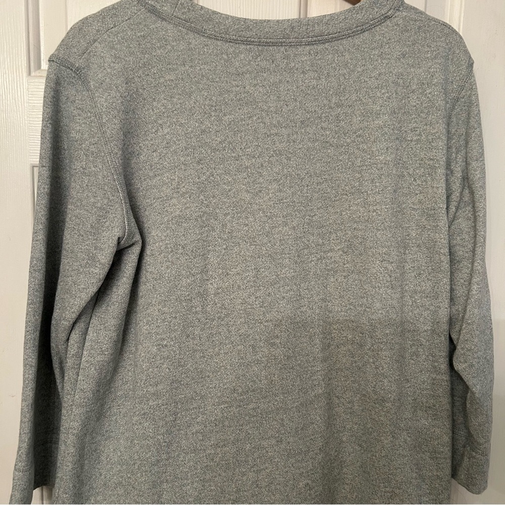 Soft Surroundings Weekender Tunic Sweatshirt with‎ Faux Suede Accents Size M - Picture 6 of 7